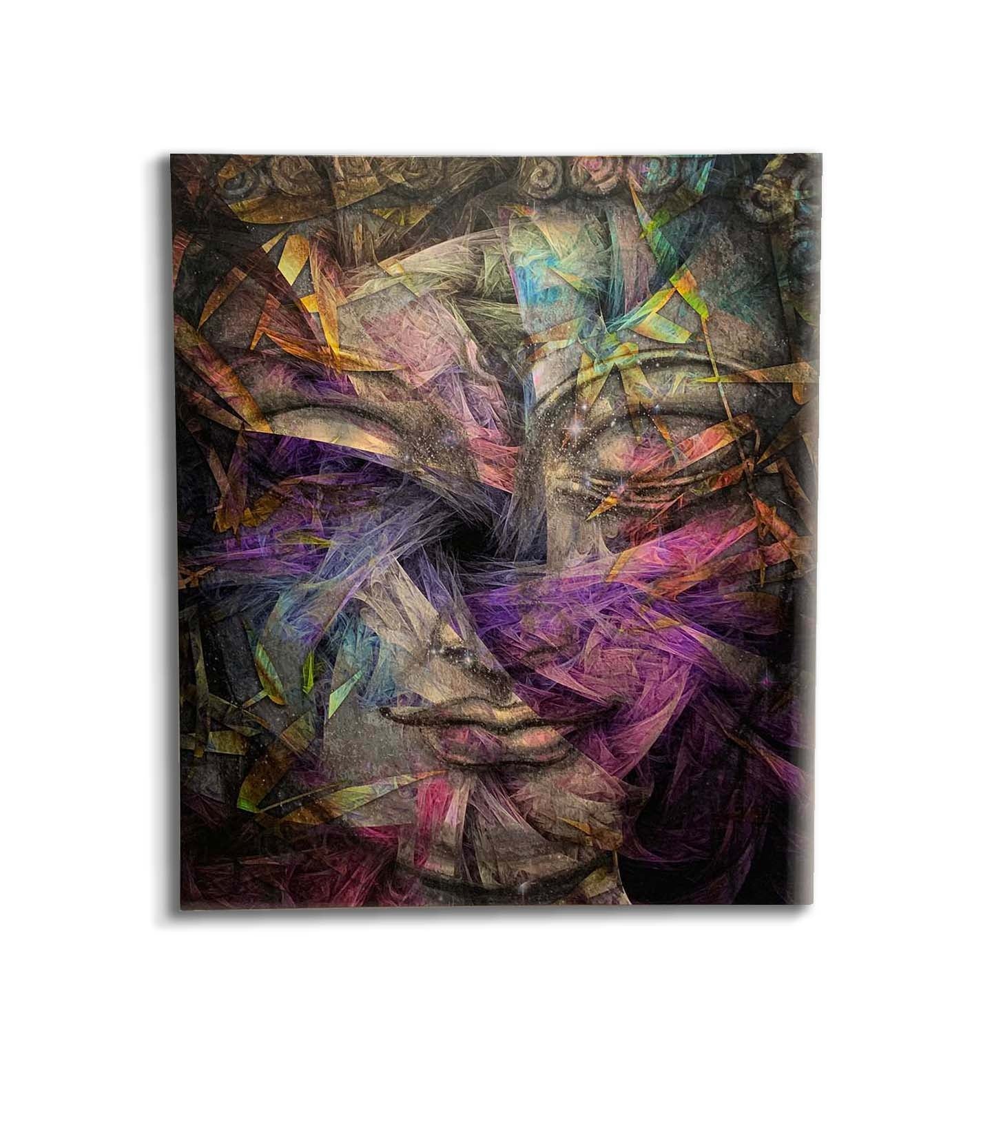 Wall Art Dimensional Buddha -Fine Art Canvas - Image 4