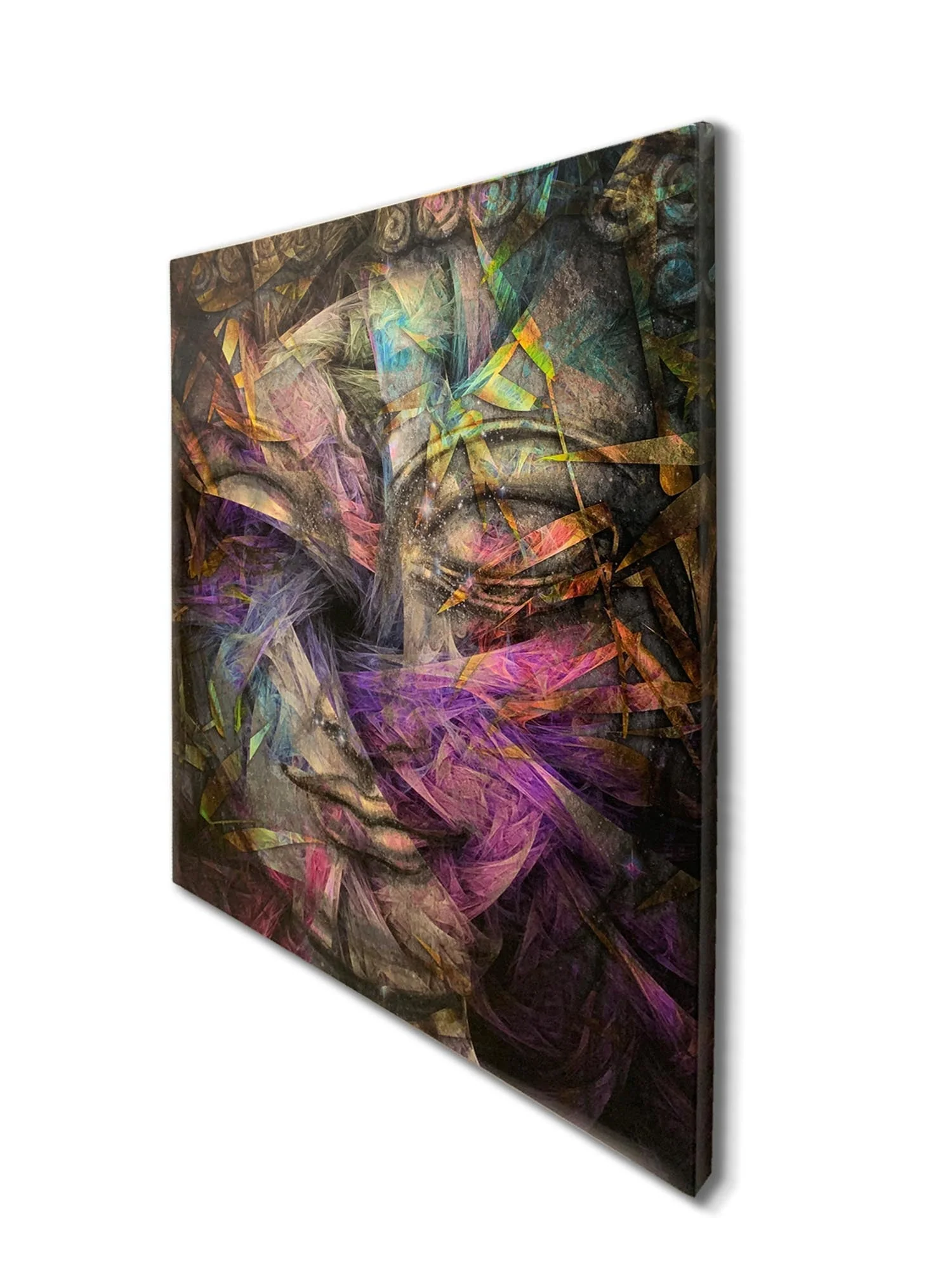 Wall Art Dimensional Buddha -Fine Art Canvas - Image 5