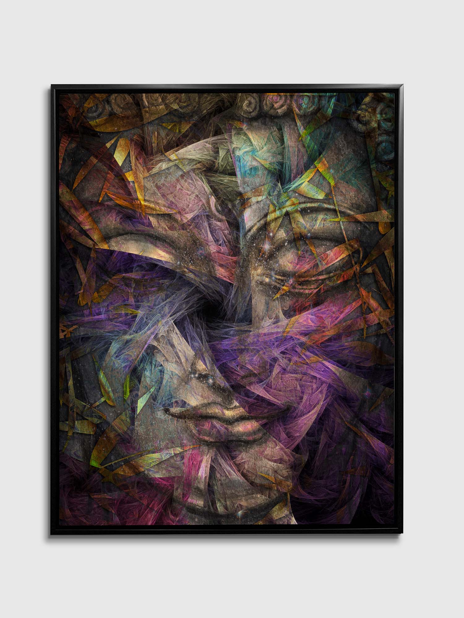 Wall Art Dimensional Buddha -Fine Art Canvas - Image 8