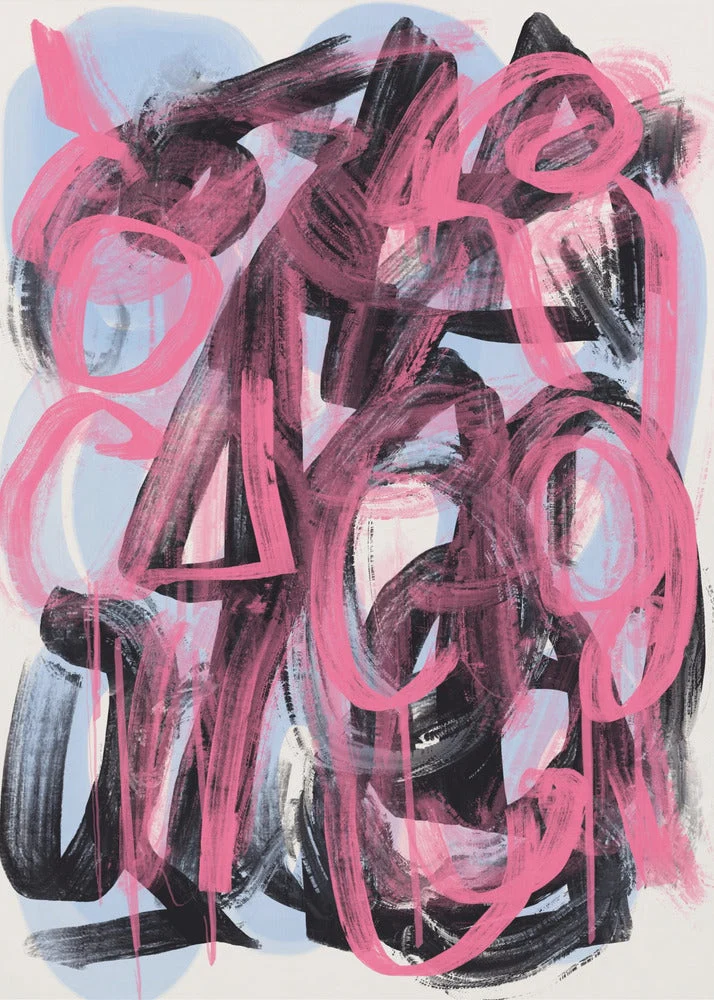 Wall art Dry brush abstract - Image 2