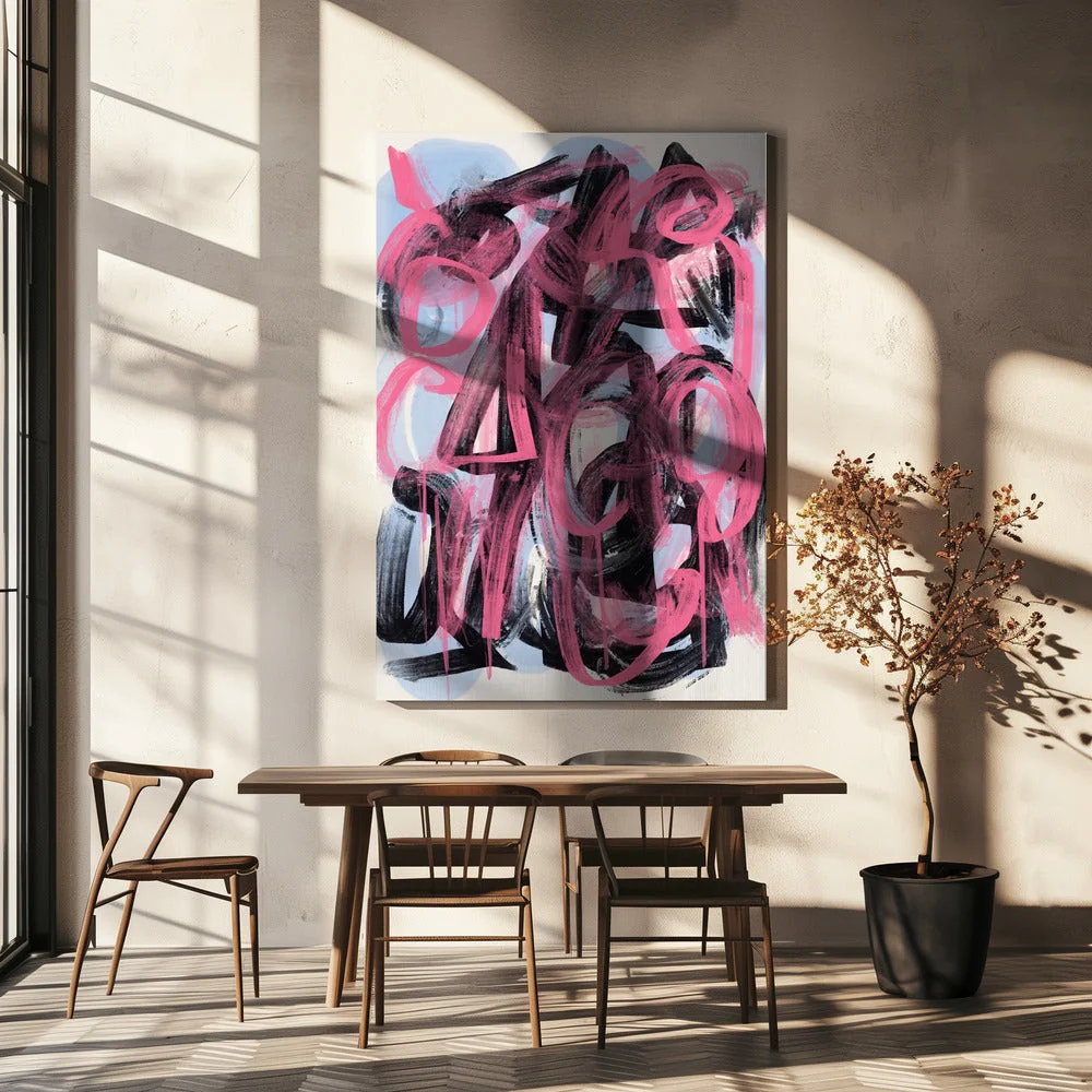 Wall art Dry brush abstract - Image 5