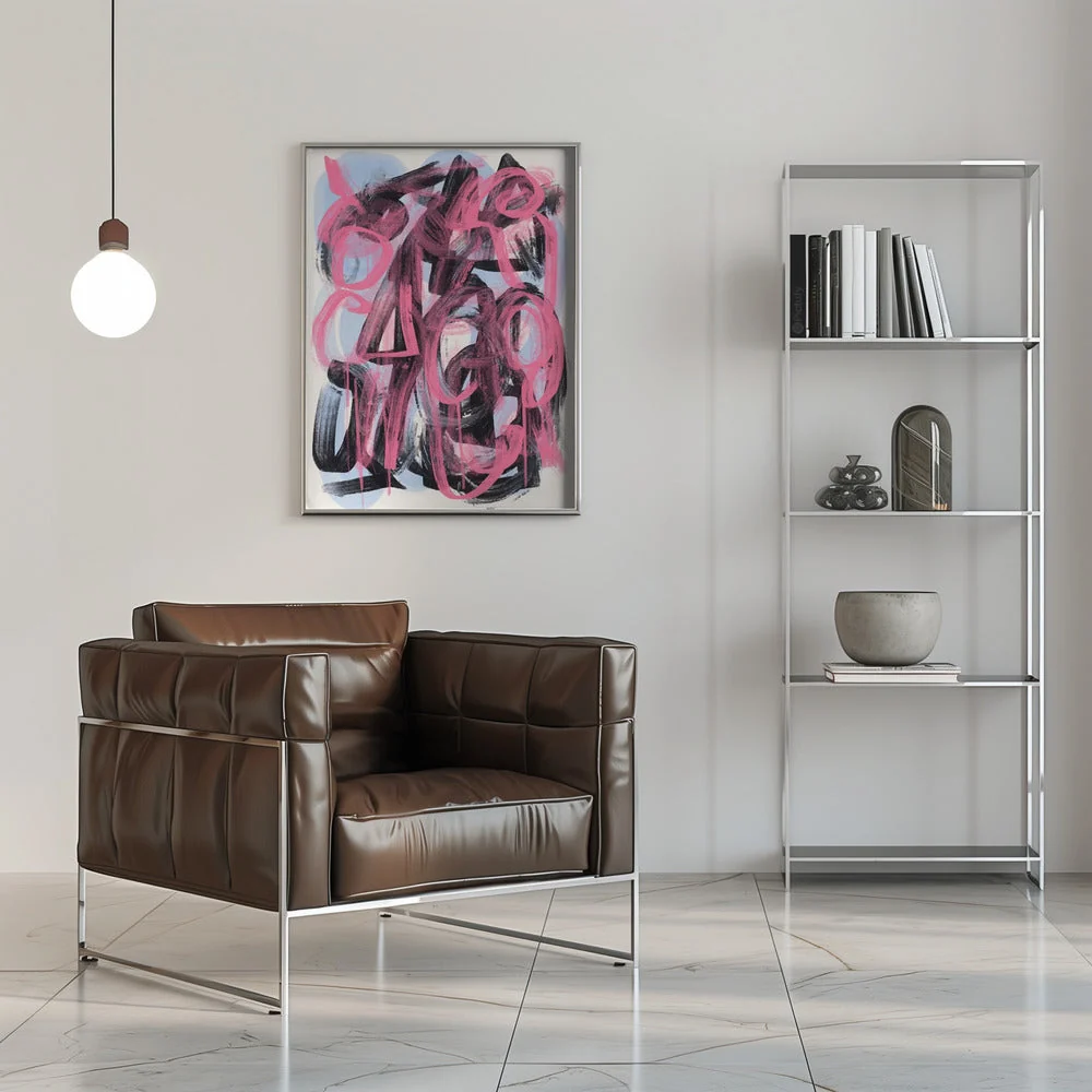 Wall art Dry brush abstract - Image 8