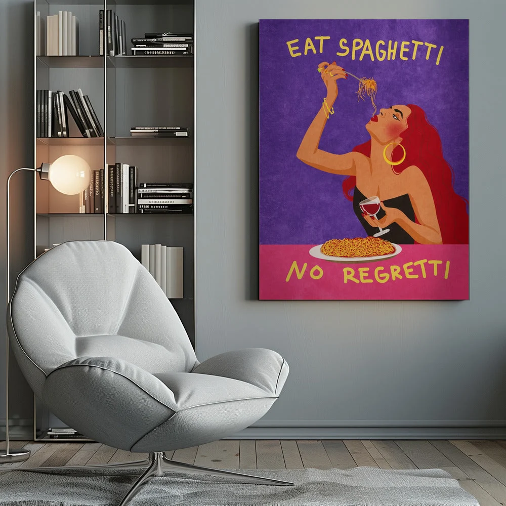 Wall Art Eat spaghetti no regretti - Image 10