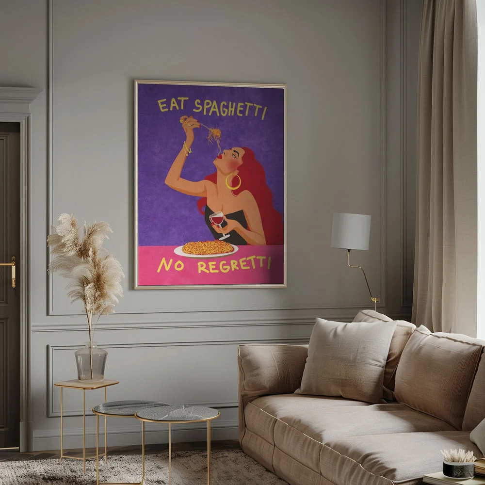 Wall Art Eat spaghetti no regretti - Image 12