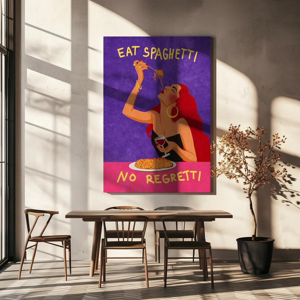 Wall Art Eat spaghetti no regretti - Image 5