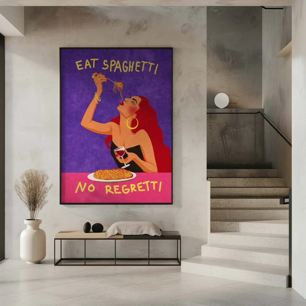 Wall Art Eat spaghetti no regretti - Image 7