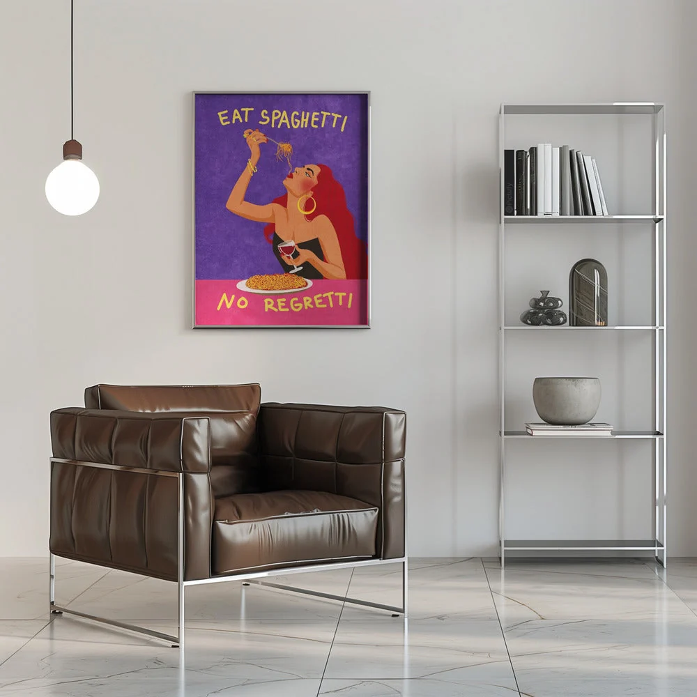 Wall Art Eat spaghetti no regretti - Image 8