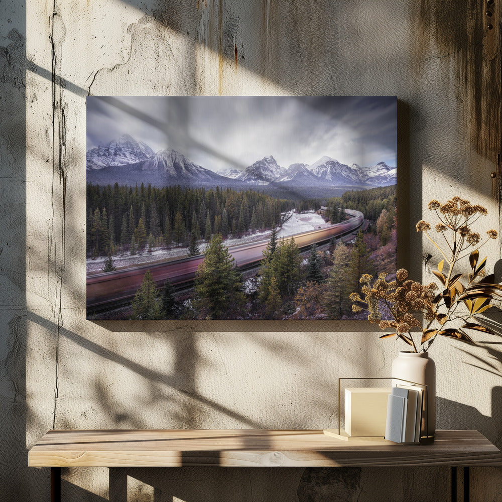 Wall art Fast train - Image 5
