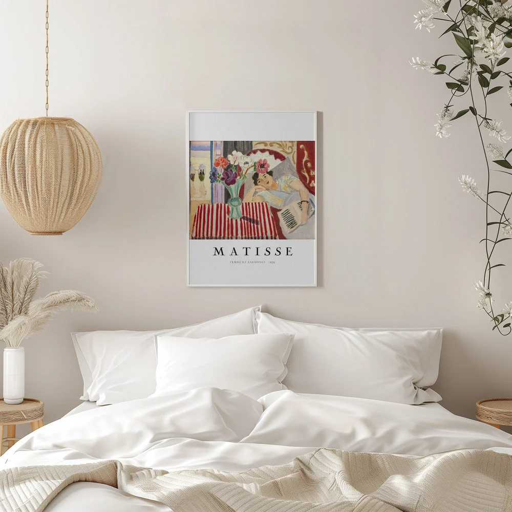 Wall art Femme Et Anémones - Image 3