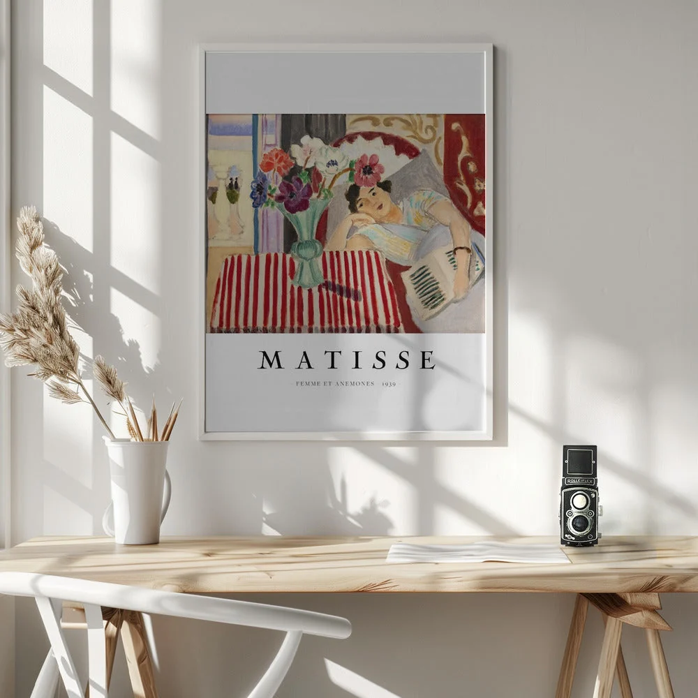 Wall art Femme Et Anémones - Image 6