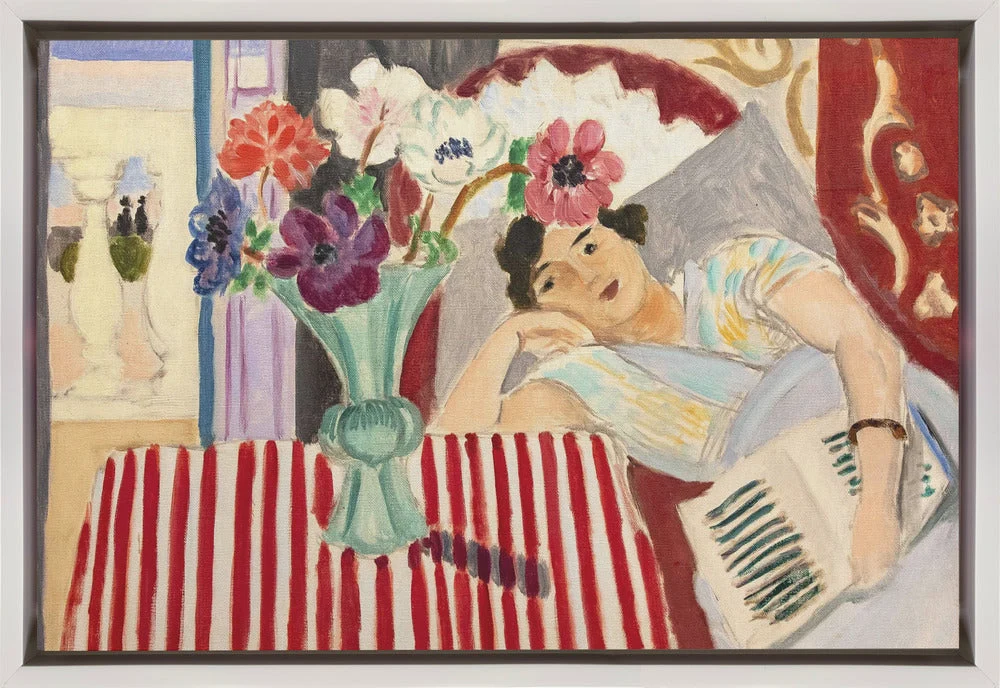 Wall art Femme Et Anémones - Image 4