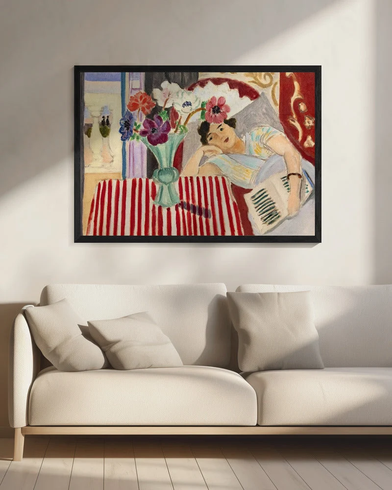 Wall art Femme Et Anémones - Image 9