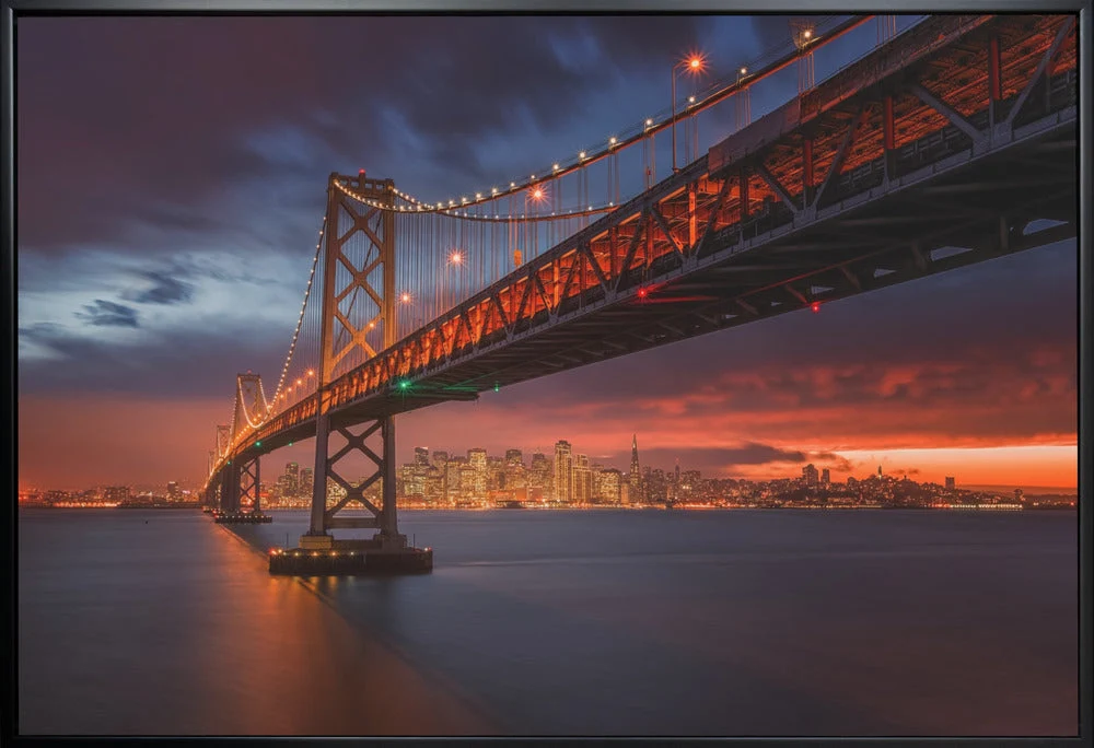 Wall art Fire over San Francisco - Image 3