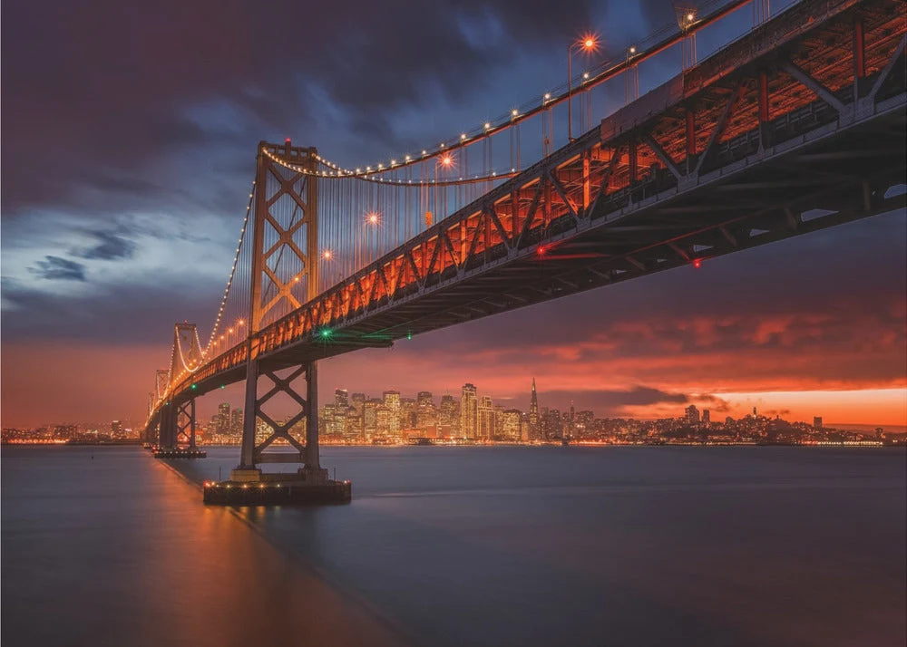 Wall art Fire over San Francisco - Image 4
