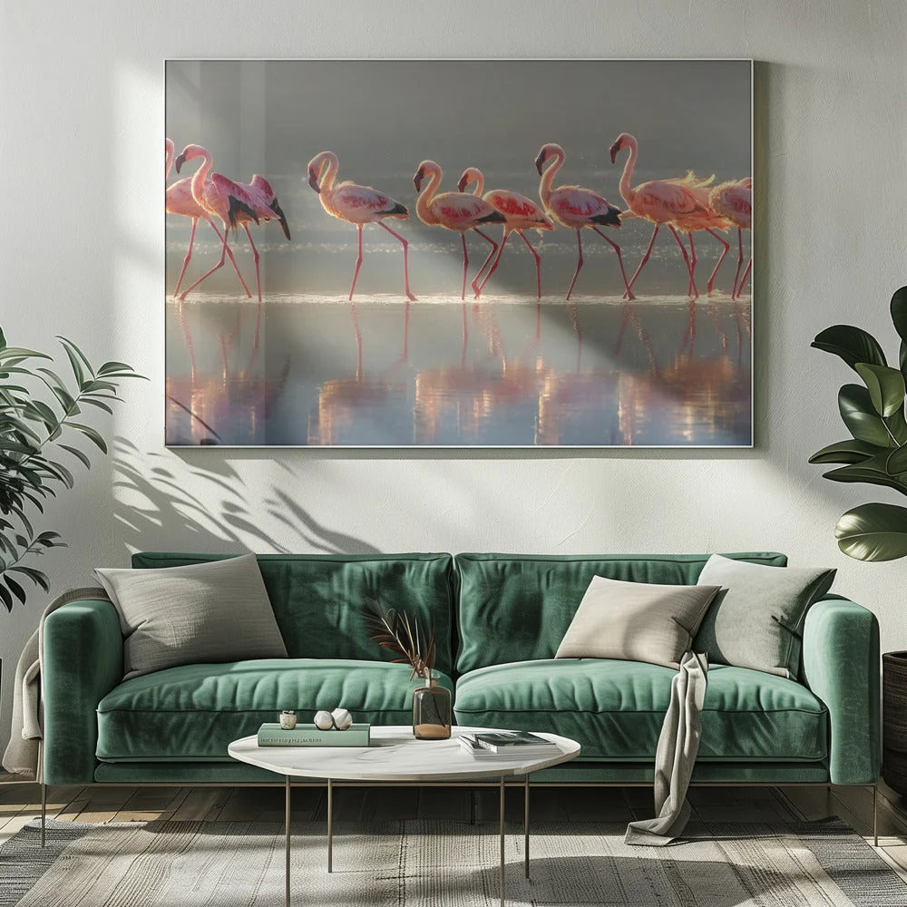 Wall art Flamingo Landscape - Image 7