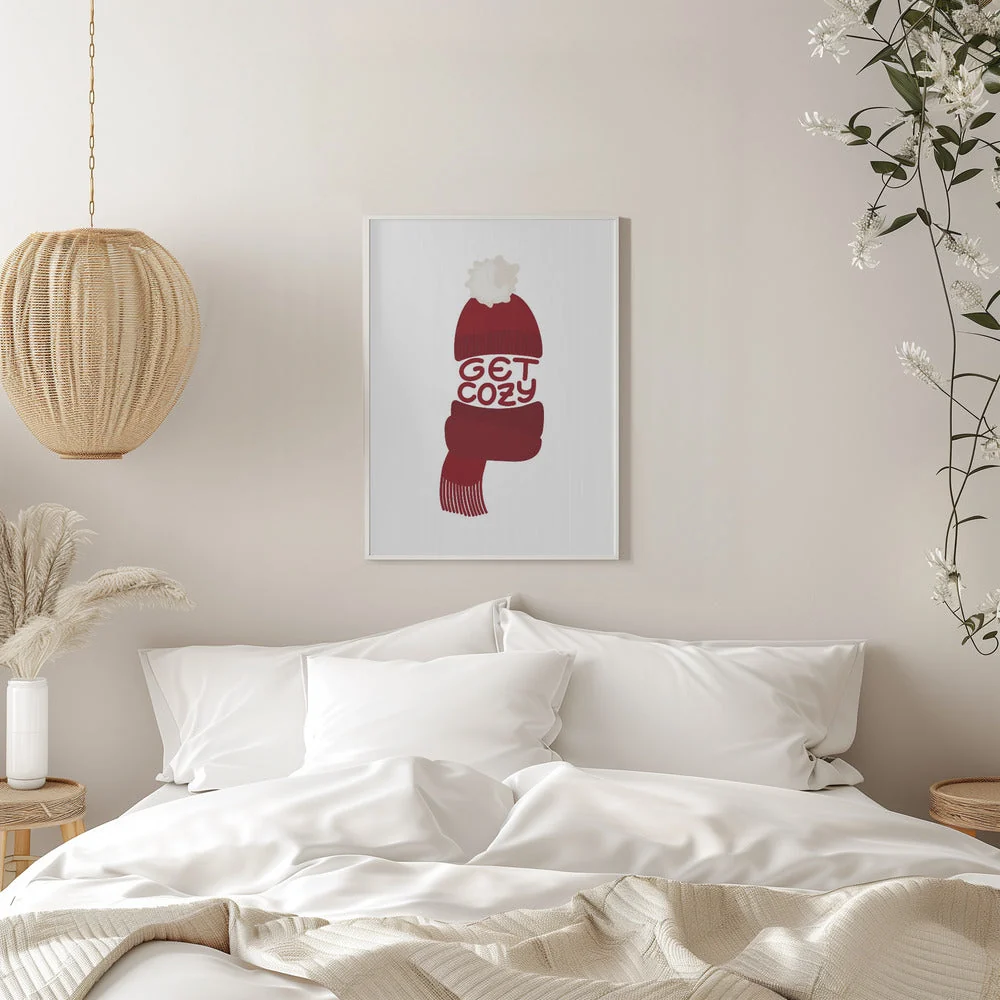 Wall art Get cozy (red) - Image 11