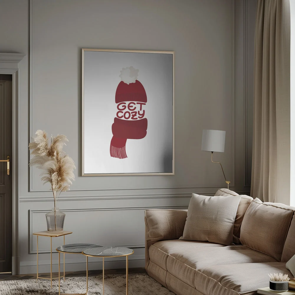 Wall art Get cozy (red) - Image 12