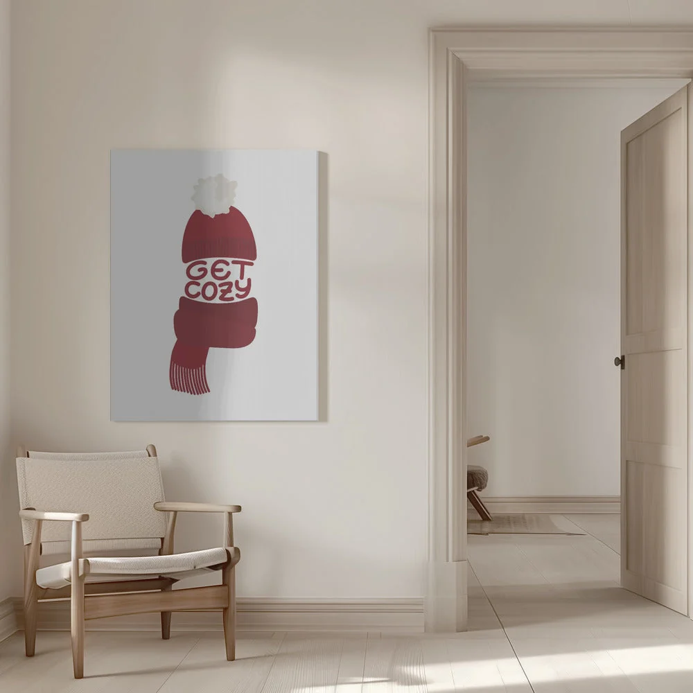 Wall art Get cozy (red) - Image 9