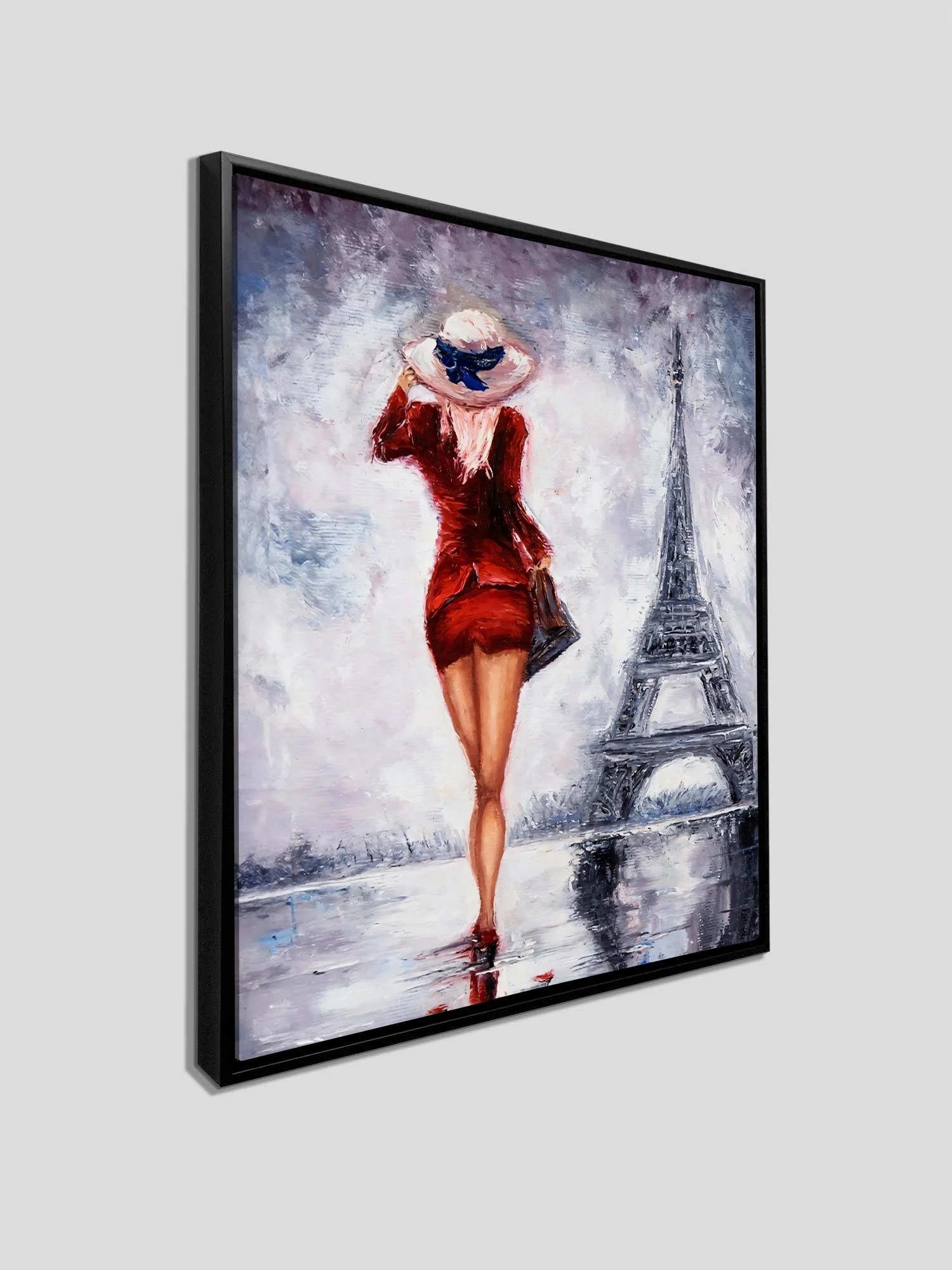 Wall Art Girl Eiffel Tower-Fine Artwork-Wall Art-Abstract - Image 7