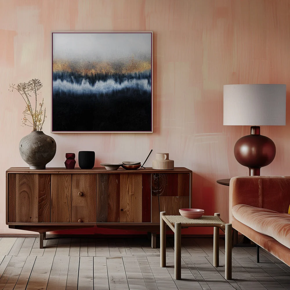 Wall Art Golden Horizon Abstract - Image 6