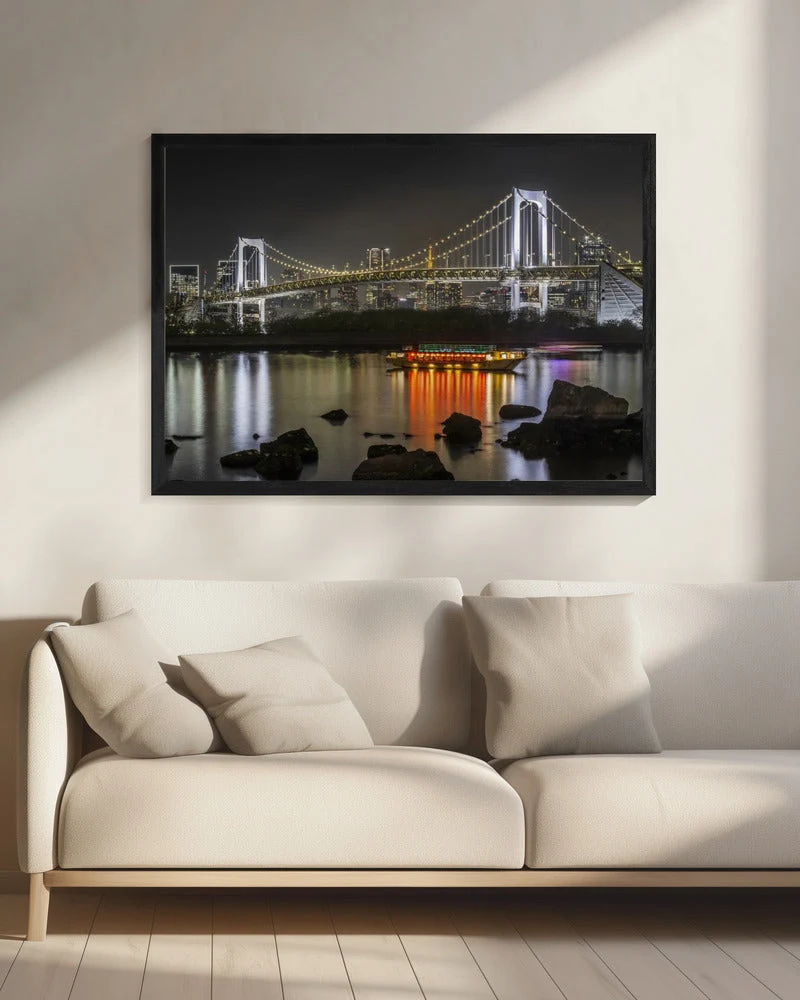 Wall art Gorgeous Rainbow Bridge with Tokyo Skyline in the evening - Image 8