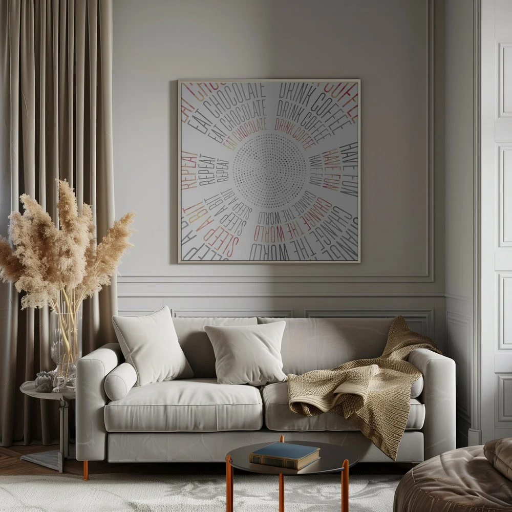 Wall art GRAPHIC ART Life Circles - Image 4