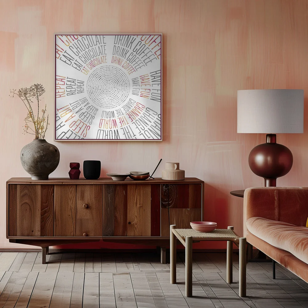 Wall art GRAPHIC ART Life Circles - Image 6