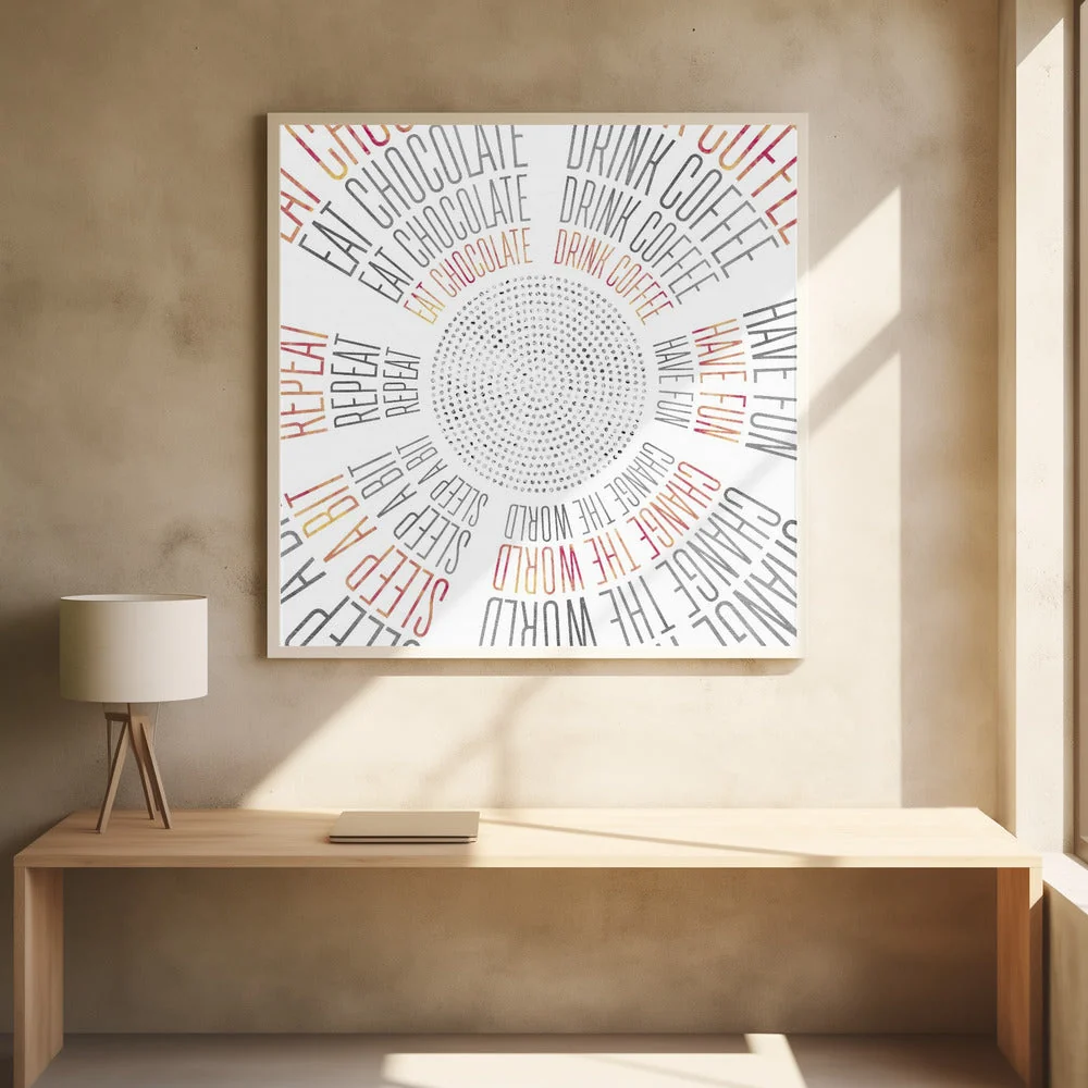 Wall art GRAPHIC ART Life Circles - Image 7