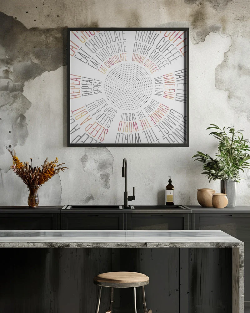 Wall art GRAPHIC ART Life Circles - Image 8
