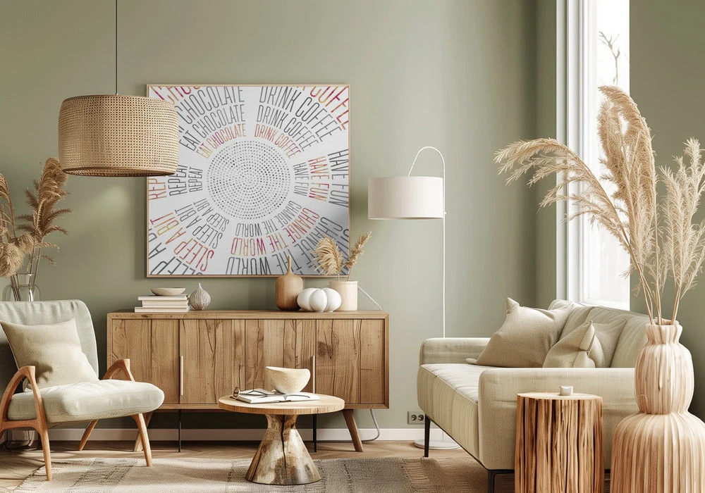 Wall art GRAPHIC ART Life Circles - Image 9