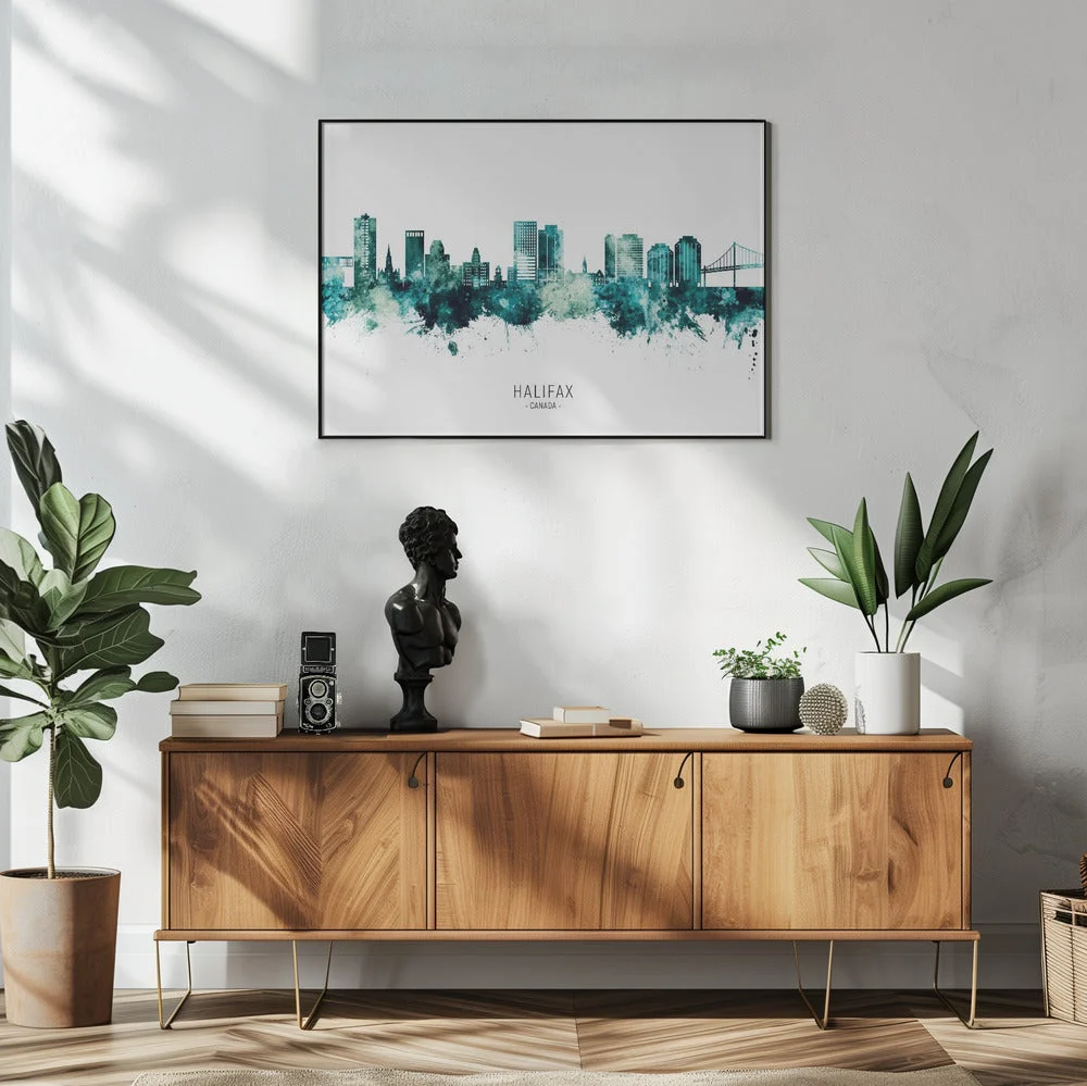 Wall art Halifax Canada Skyline - Image 6