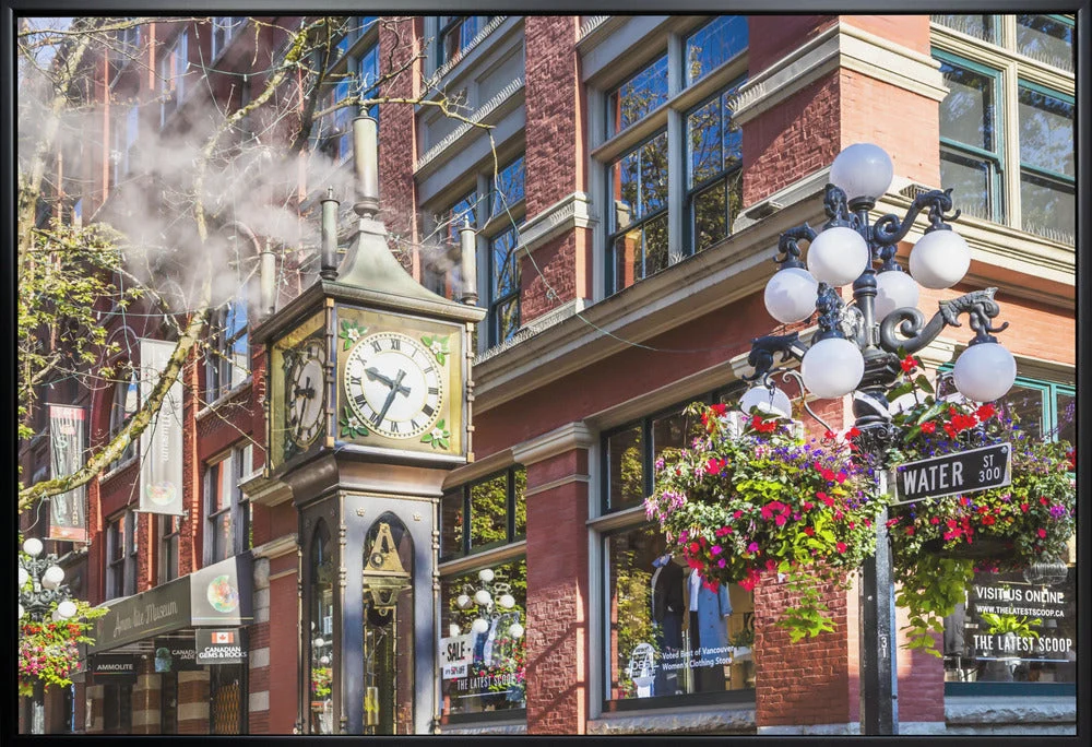 Wall art Historic Gastown Steam Clock in Vancouver - Image 3