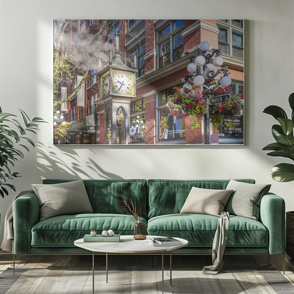 Wall art Historic Gastown Steam Clock in Vancouver - Image 9