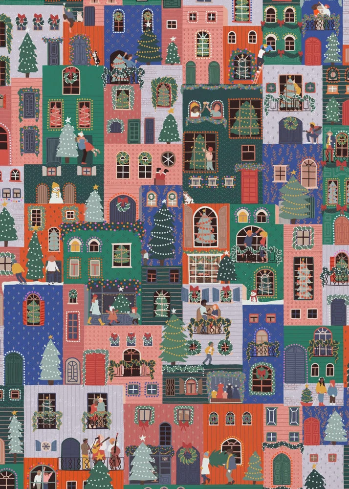 Wall art Holiday Houses Canvas Print - Image 2