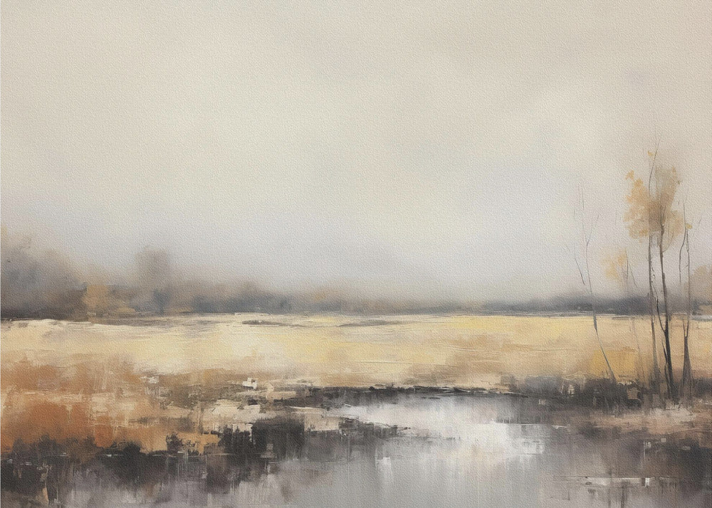 Wall art Horizontal Abstract Landscape 3 - Image 4