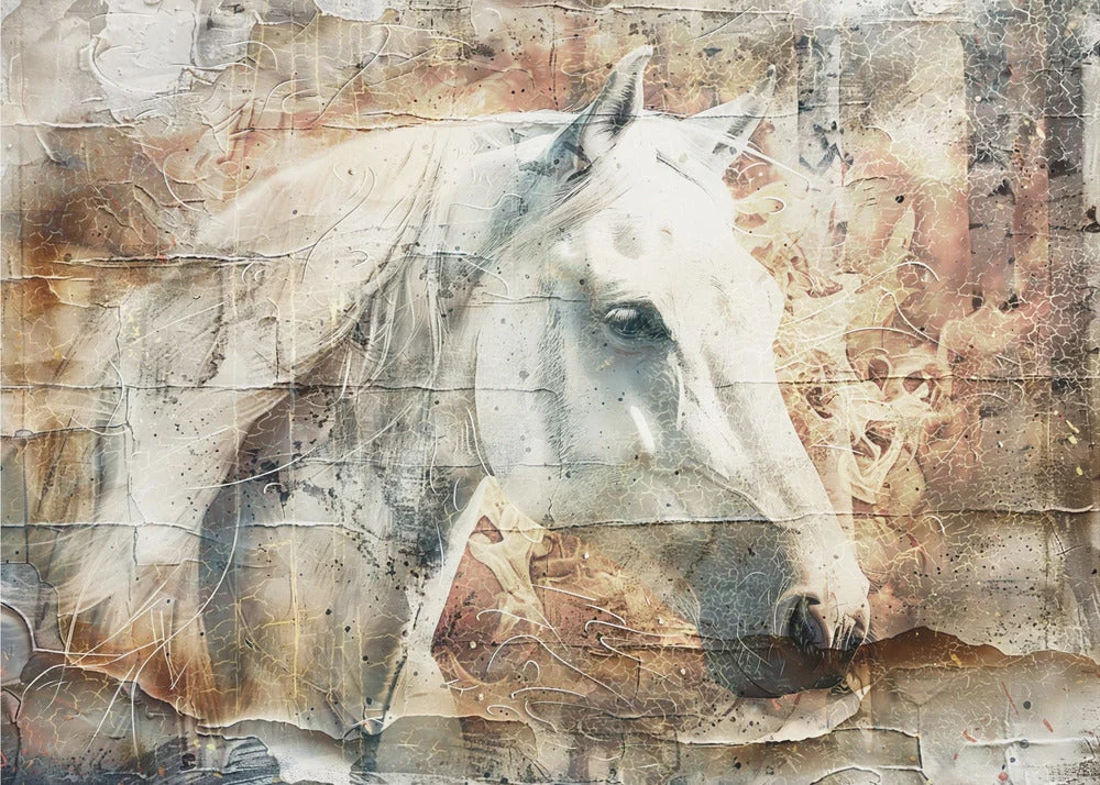 Wall art Horse Animal Vintage Art Illustration Wallart 06 - Image 4