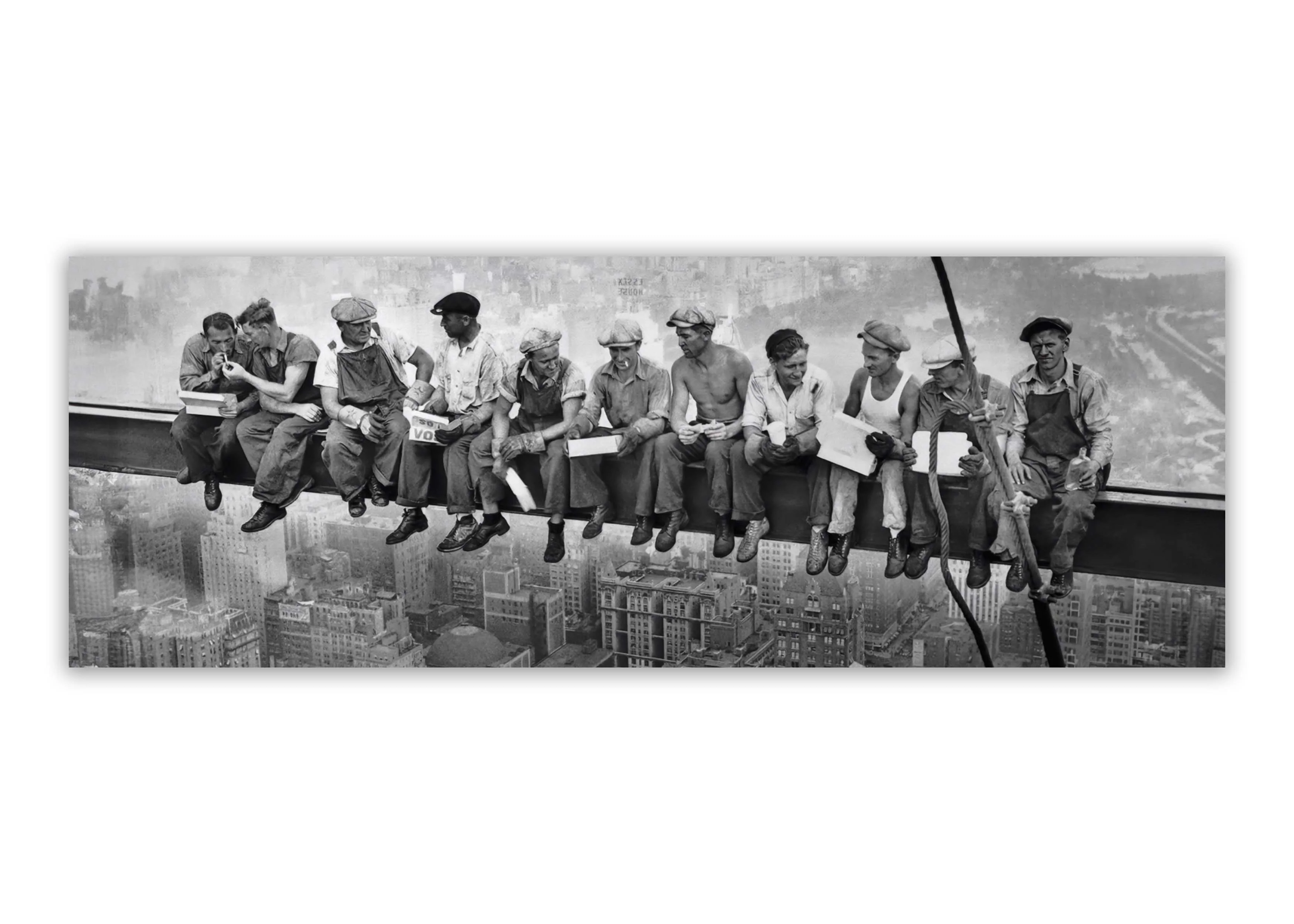 Wall art-Iconic " Lunch" photograph - Image 2