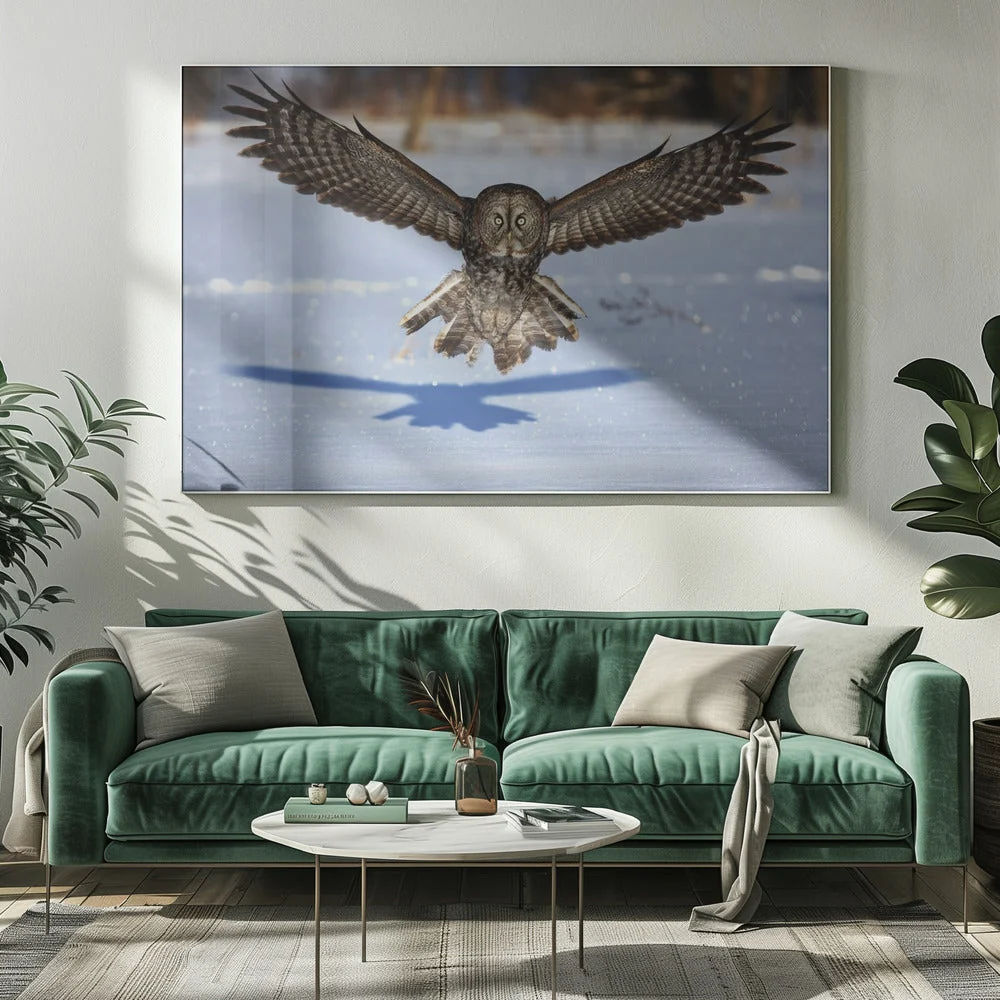 Wall art In your face - Great Grey Owl - Image 7