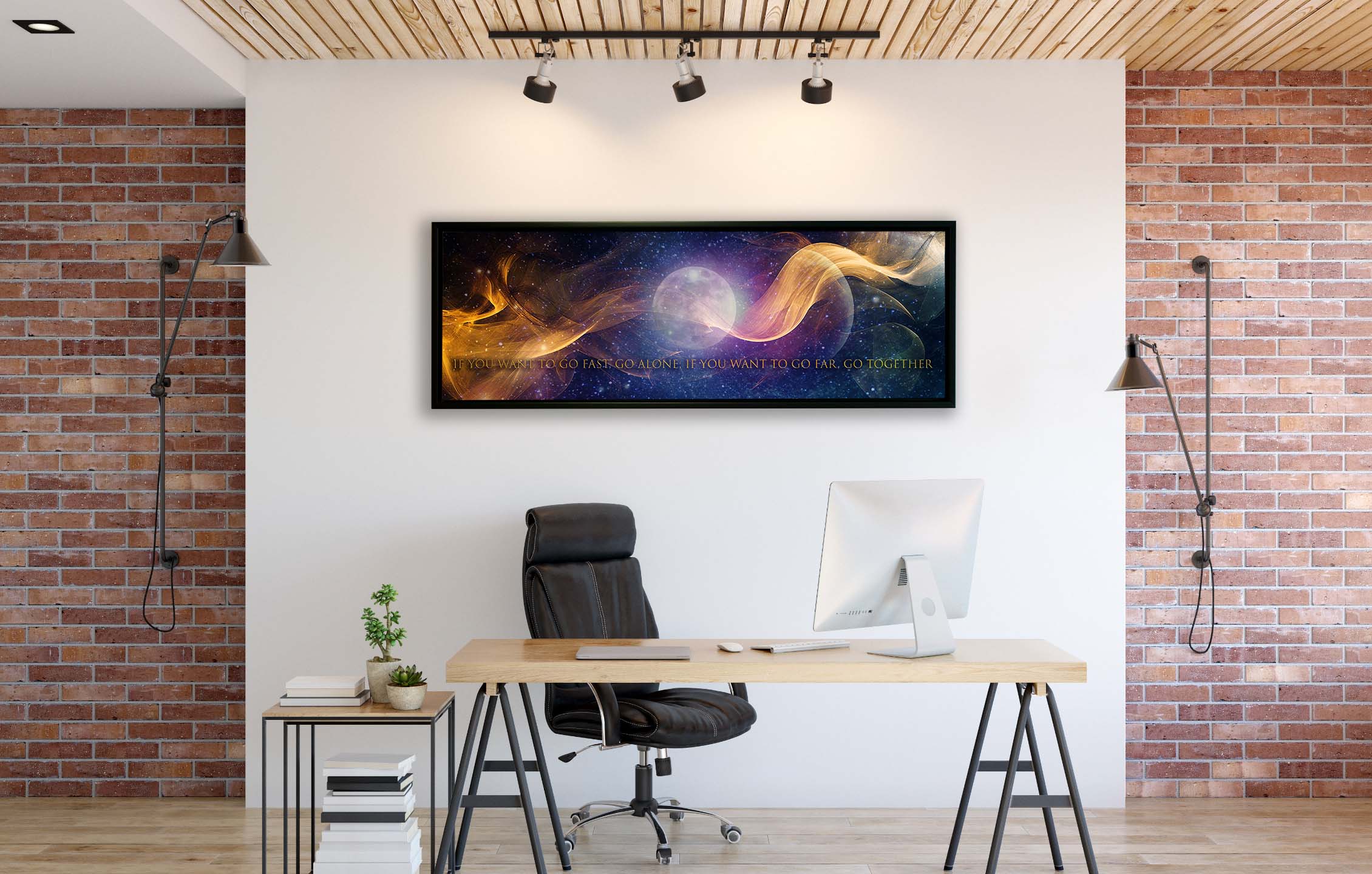 Wall Art-Inspiration Quote-Large Canvas - Image 2