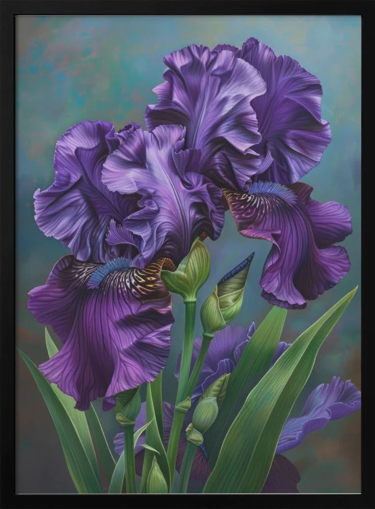 Wall art Iris Fl 3 - Image 3