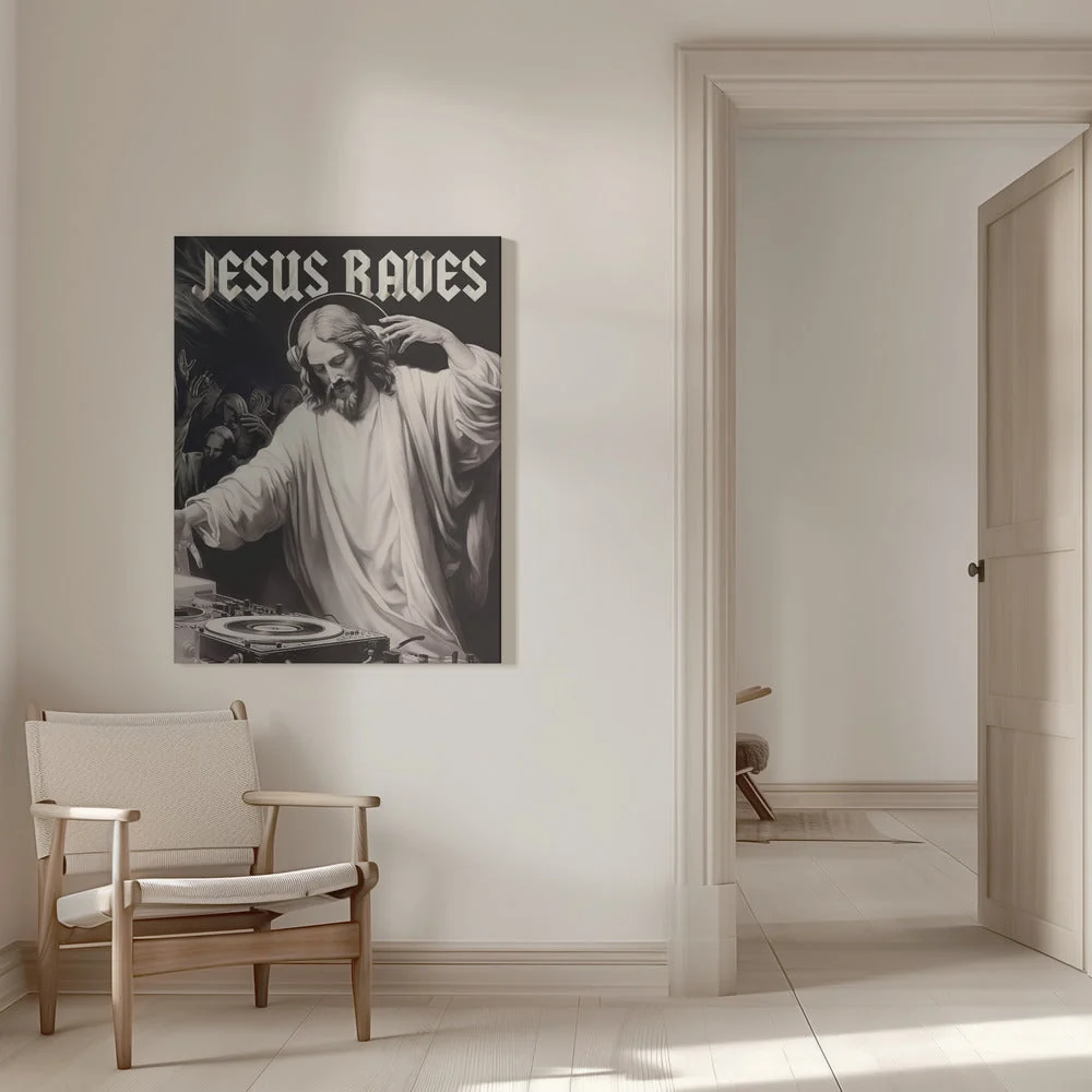 Wall art Jesus Raves - Image 9