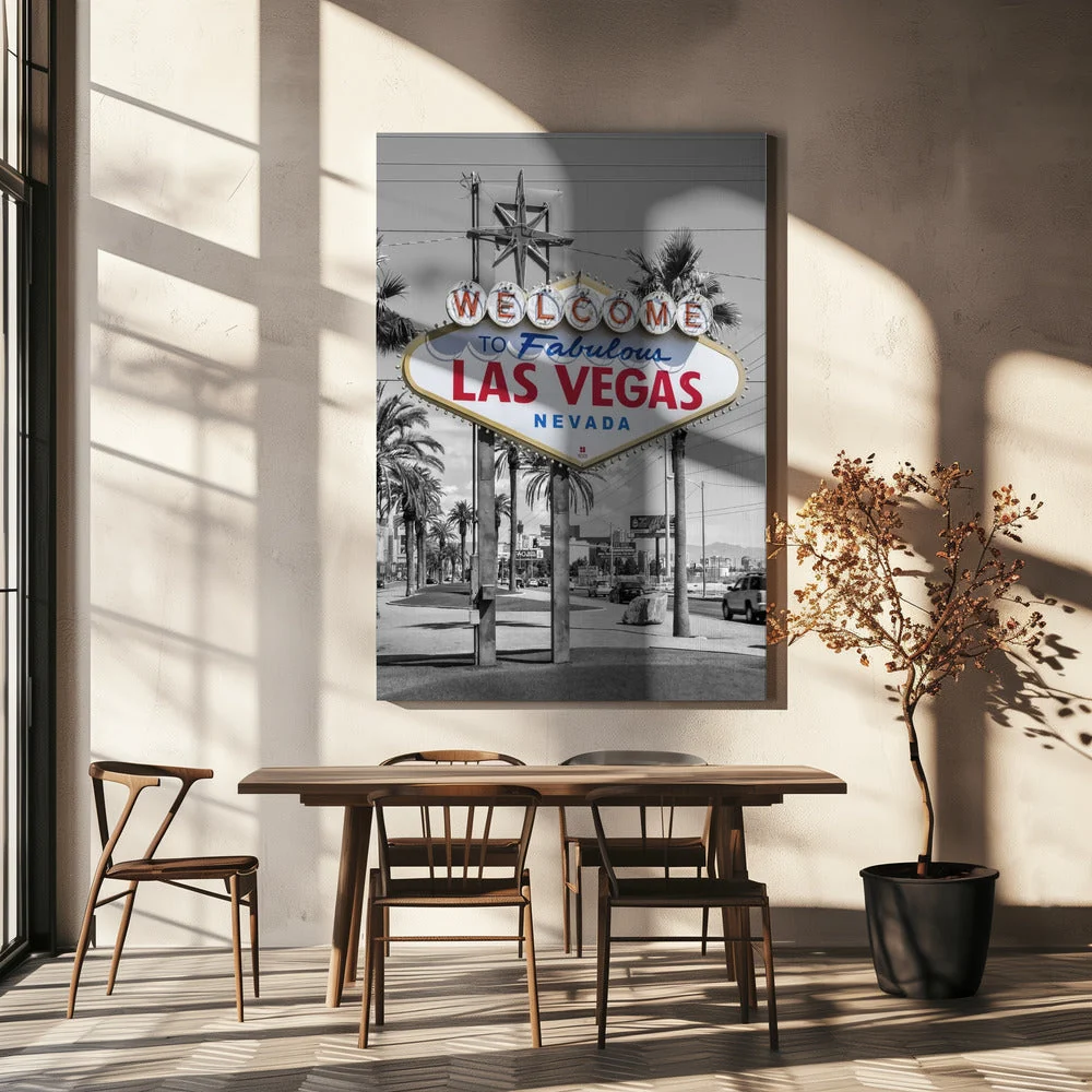 Wall art LAS VEGAS Sign - colorkey - Image 5
