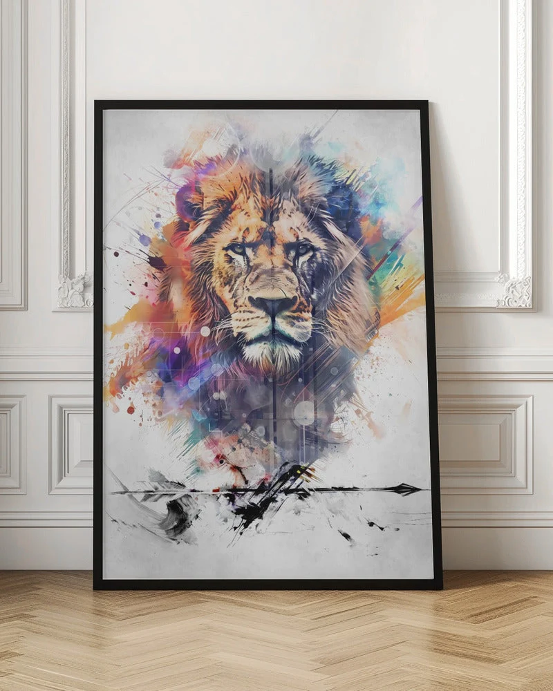 Wall art Lion Poster Art 04 - Image 4
