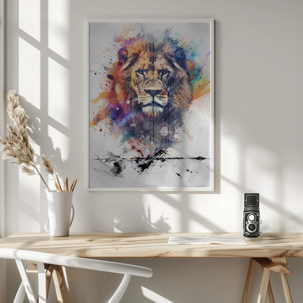 Wall art Lion Poster Art 04 - Image 6