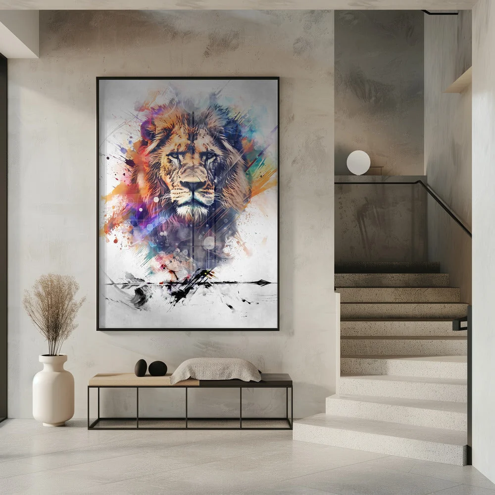 Wall art Lion Poster Art 04 - Image 7