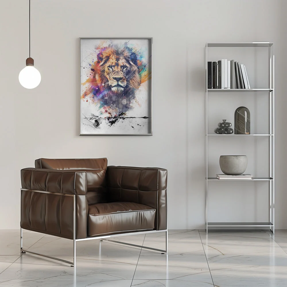 Wall art Lion Poster Art 04 - Image 8