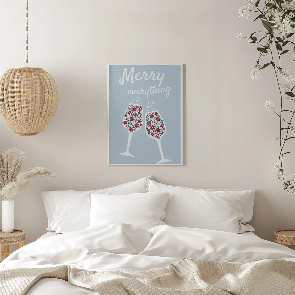 Wall art Merry Everything Canvas Print - Image 11