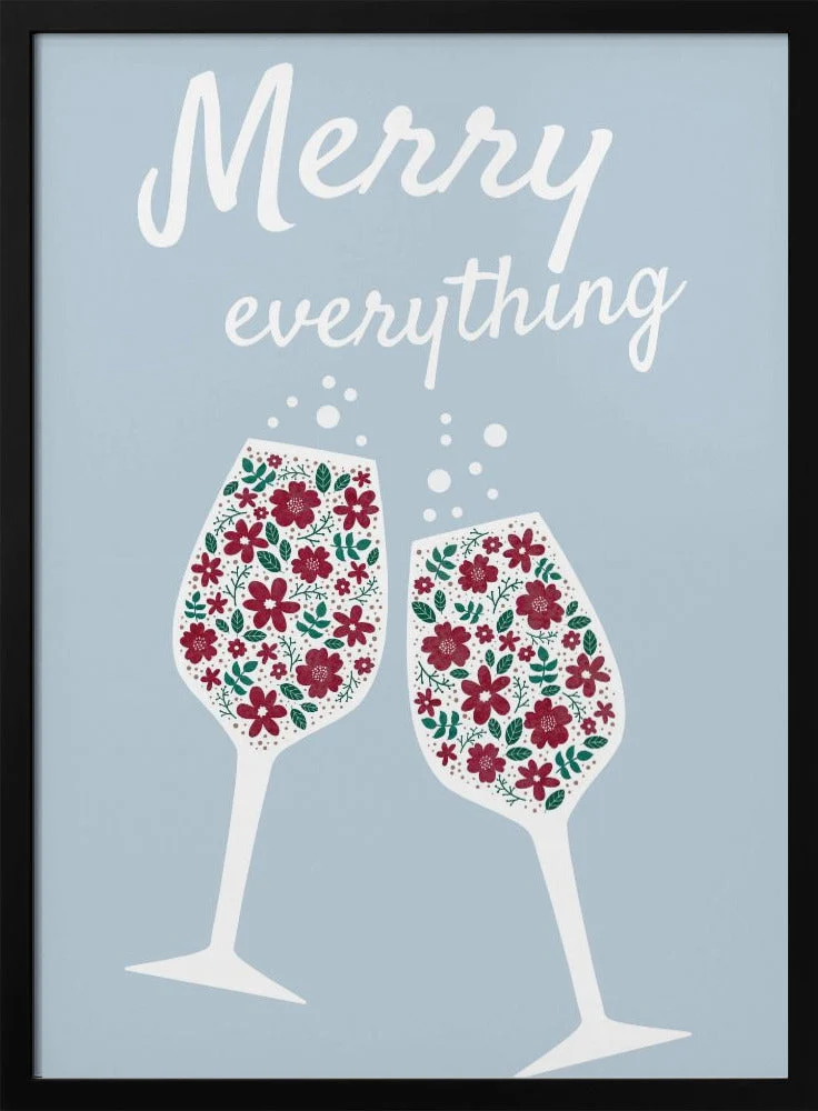 Wall art Merry Everything Canvas Print - Image 4