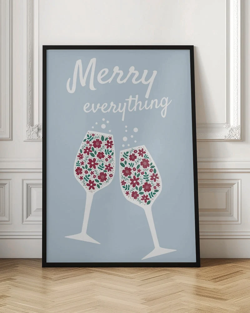 Wall art Merry Everything Canvas Print - Image 5