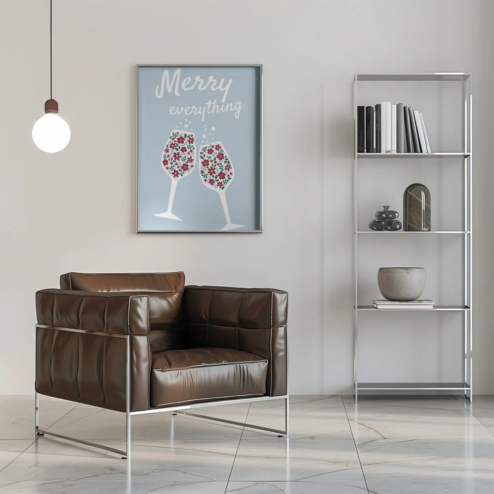 Wall art Merry Everything Canvas Print - Image 8